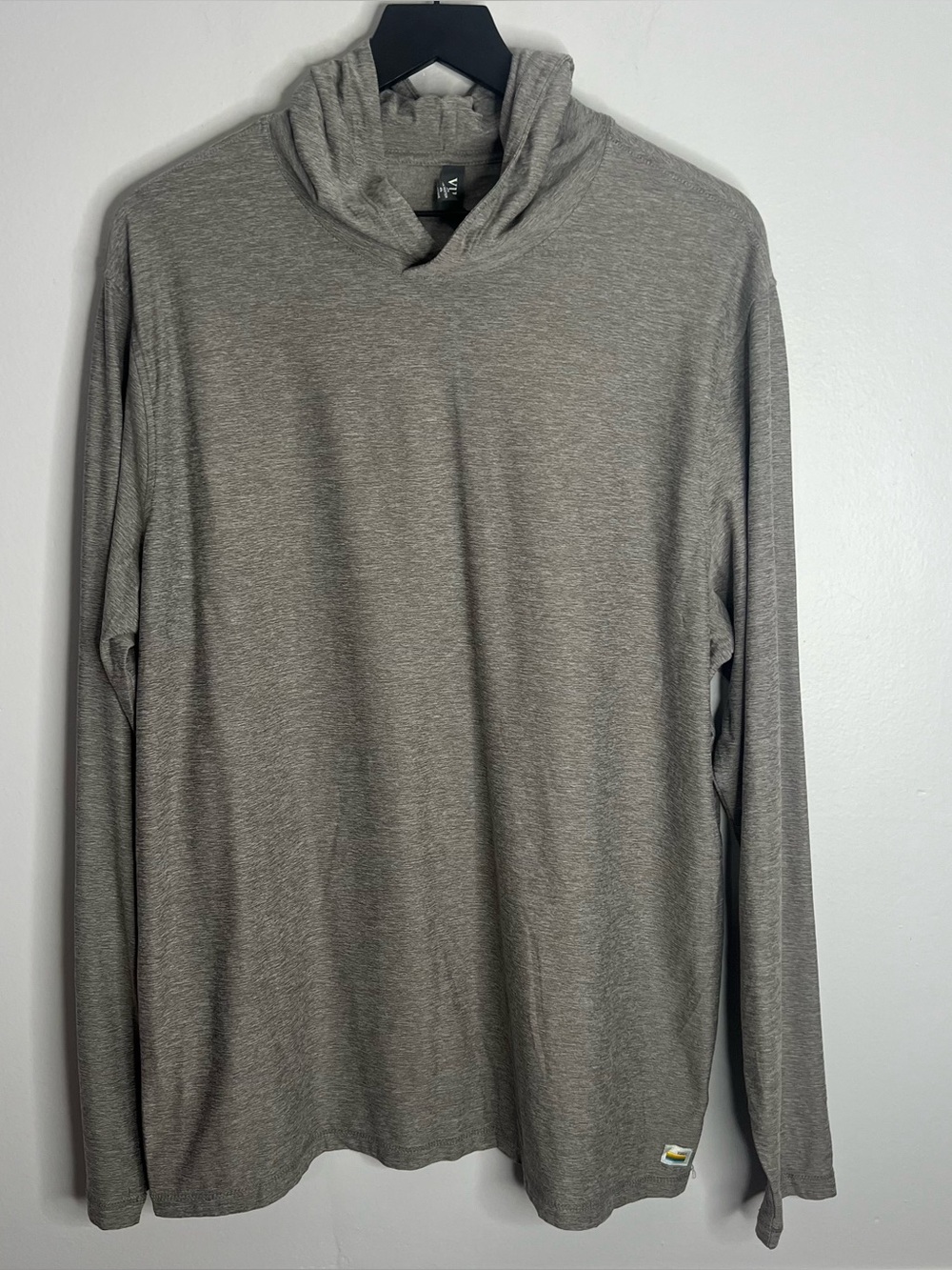 Vuori Strato Tech Hoodie Mens XL Heather Grey V1019
